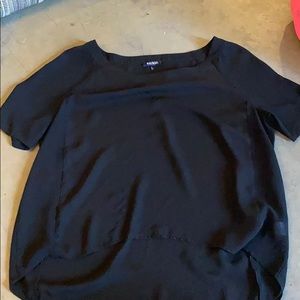 Tildon sheer black shirt